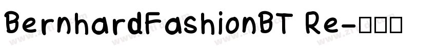 BernhardFashionBT Re字体转换